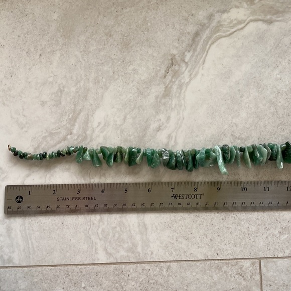 Chunky green aventurine necklace - Picture 5 of 5